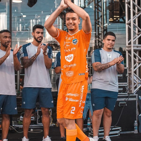 conjunto de jogo profissional masculino pato futsal inove 16