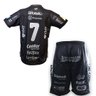 conjunto preto e cinza pato futsal profissional de jogo 1